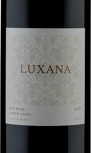 Luxana 2016 Red Wine North Coast, California - Image 2