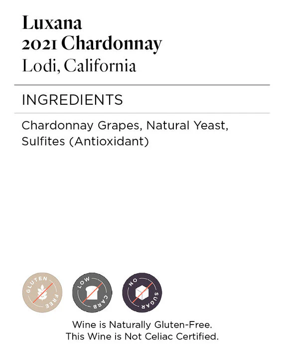 Luxana 2021 Chardonnay Lodi, California - Image 5