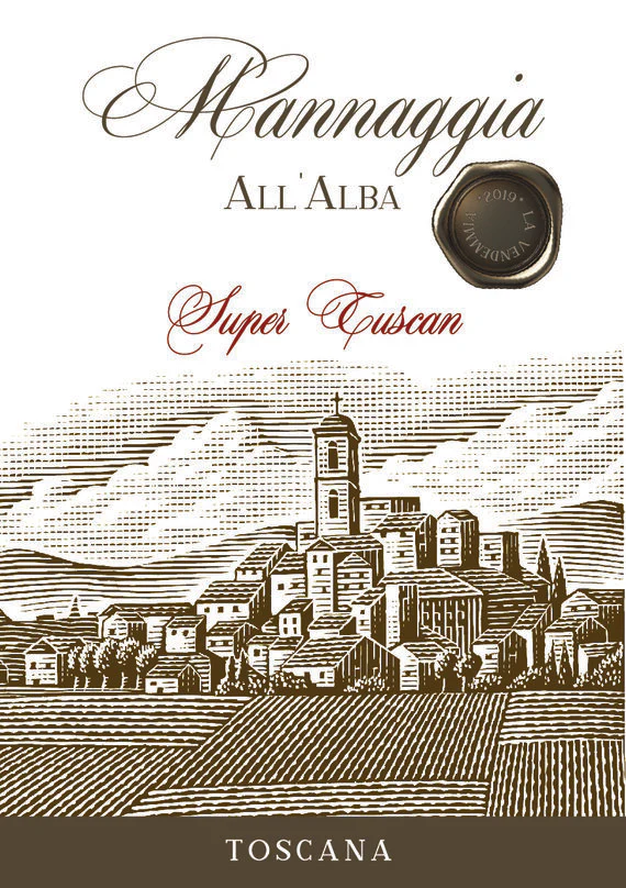 Mannaggia All'Alba 2019 Super Tuscan Red Blend Toscana IGT, Italy - Image 6