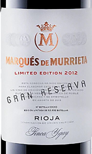 Marqués de Murrieta 2012 Limited Edition Gran Reserva Rioja DOC, Spain - Image 2