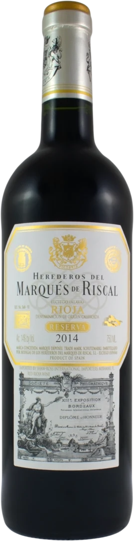 Marqués de Riscal 2014 Tempranillo Reserva Rioja, Spain