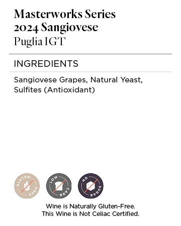 Masterworks Series 2024 Sangiovese, Puglia IGT - Image 5