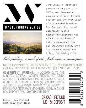 Masterworks Series 2025 Sauvignon Blanc Nelson, New Zealand - Image 3