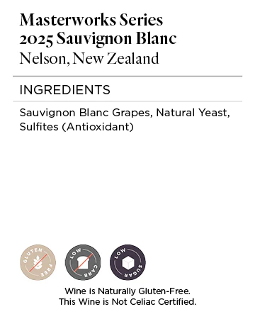 Masterworks Series 2025 Sauvignon Blanc Nelson, New Zealand - Image 5