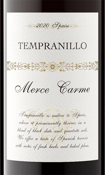 Merce Carme 2020 Tempranillo, Spain - Image 2