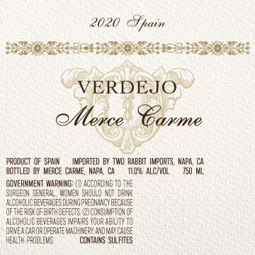 Merce Carme 2020 Verdejo, Spain - Image 3