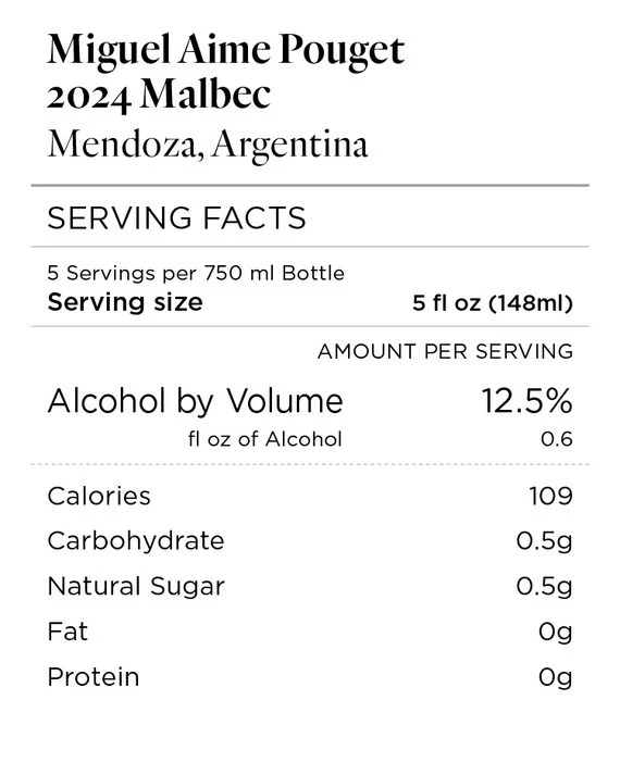 Miguel Aime Pouget 2024 Malbec Mendoza, Argentina - Image 4