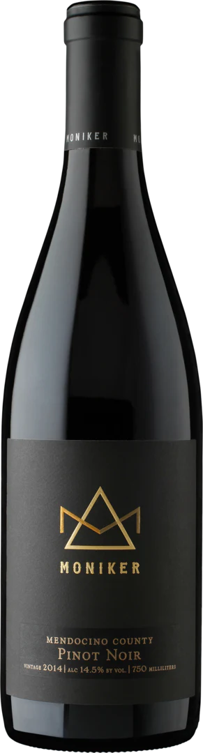Moniker 2014 Pinot Noir Mendocino County California