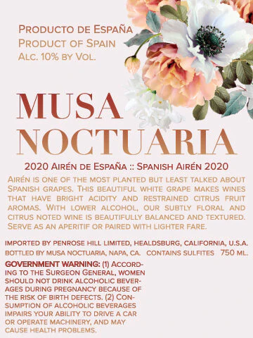 Musa Noctuaria 2020 Airén Spain - Image 3