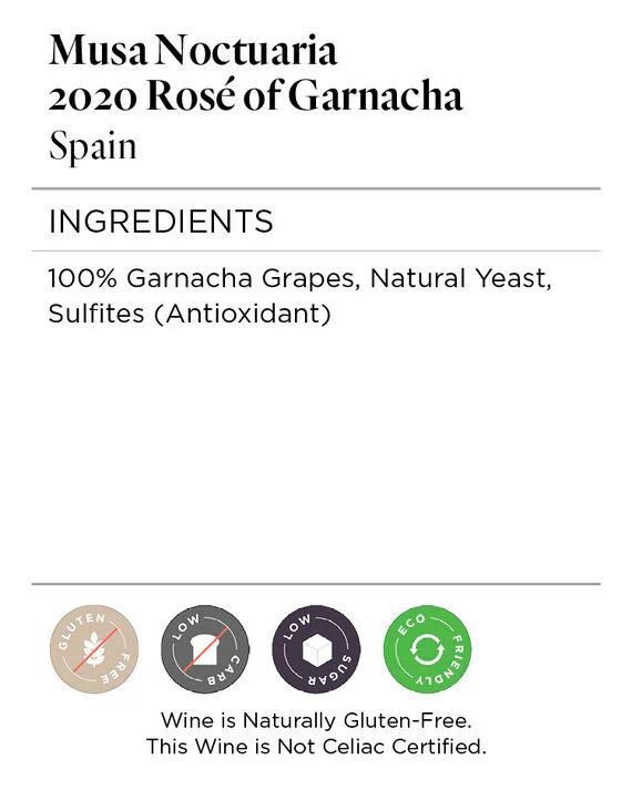 Musa Noctuaria 2020 Rosé of Garnacha Spain - Image 4