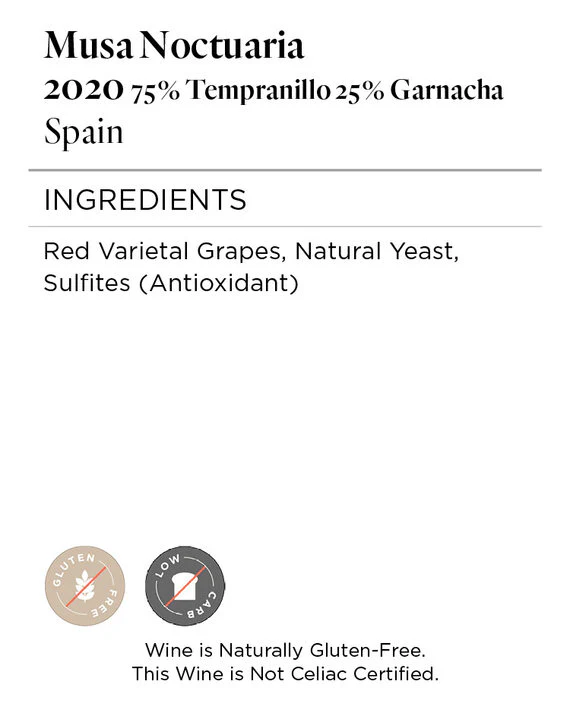 Musa Noctuaria 2020 Tempranillo - Garnacha, Spain - Image 5