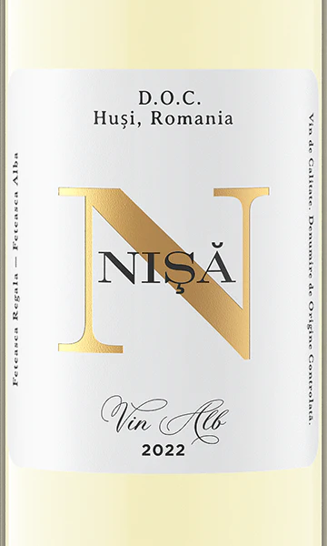 NIŞĂ 2022 Vin Alb D.O.C. Huși, Romania - Image 2