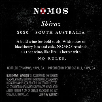 Nomos 2020 Shiraz South Australia - Image 3