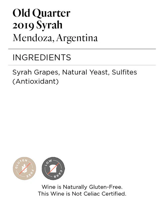 Old Quarter 2019 Syrah Mendoza, Argentina - Image 4