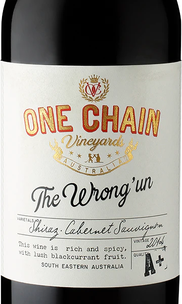 One Chain 2014 The Wrong'un Shiraz-Cabernet Sauvignon South Eastern Australia - Image 2