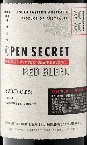 Open Secret 2020 Shiraz - Cabernet South Eastern Australia, Australia - Image 2