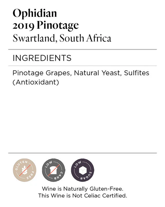 Ophidian 2019 Pinotage Swartland, South Africa - Image 4