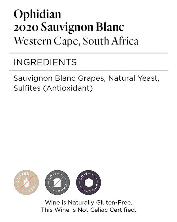 Ophidian 2020 Sauvignon Blanc Western Cape, South Africa - Image 6