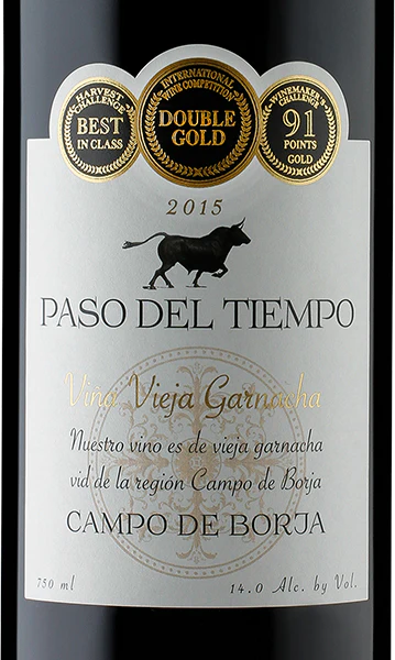 Paso Del Tiempo 2015 Old-Vine Garnacha Campo de Borja Spain - Image 2