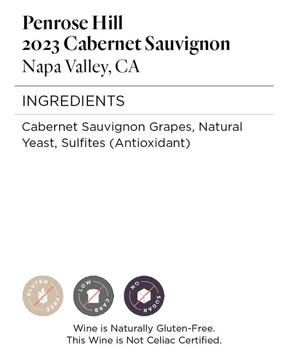 Penrose Hill 2023 Cabernet Sauvignon Napa Valley, California - Image 4