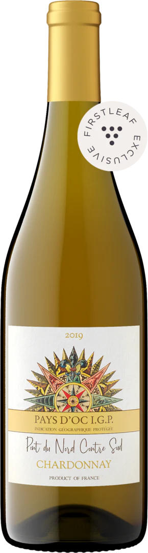 Pont du Nord Contre Sud 2019 Chardonnay Pays d'Oc IGP, France