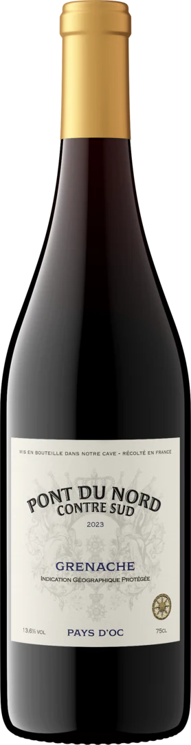 Pont du Nord Contre Sud 2023 Grenache Pays d'Oc IGP, France