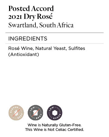 Posted Accord 2021 Rosé Swartland, South Africa - Image 5
