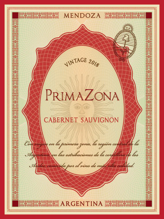 PrimaZona 2018 Cabernet Sauvignon Mendoza, Argentina - Image 6