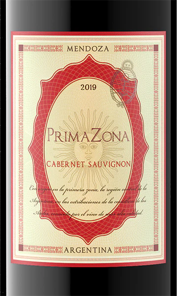 PrimaZona 2019 Cabernet Sauvignon Mendoza, Argentina - Image 2