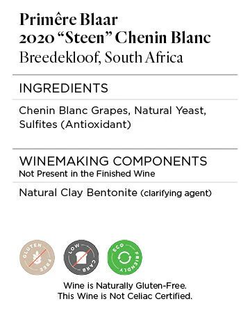 Primêre Blaar 2020 "Steen" Chenin Blanc Breedekloof, South Africa - Image 5