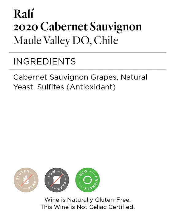 Ralí 2020 Cabernet Sauvignon Maule Valley DO, Chile - Image 5
