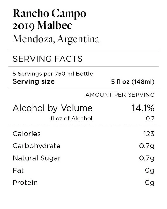 Rancho Campo 2019 Malbec Mendoza, Argentina - Image 6