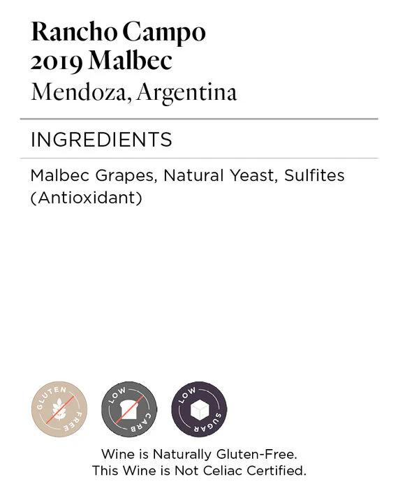 Rancho Campo 2019 Malbec Mendoza, Argentina - Image 7