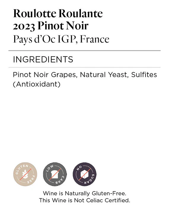 Roulotte Roulante 2023 Pinot Noir Pays d'Oc IGP, France - Image 4