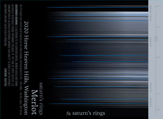 Saturn's Rings 2020 Merlot Horse Heaven Hills, Washington - Image 3