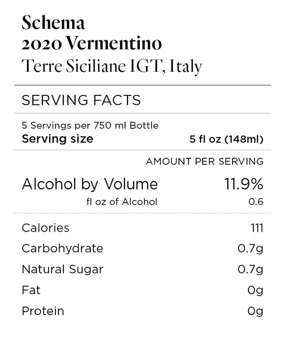 Schema 2020 Vermentino Terre Siciliane IGT, Italy - Image 4