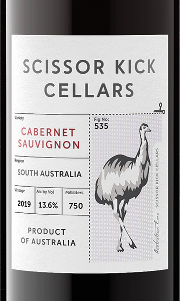 Scissor Kick Cellars 2019 Cabernet Sauvignon South Australia - Image 2