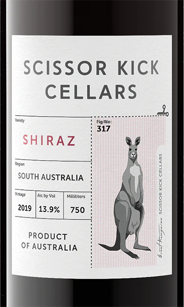 Scissor Kick Cellars 2019 Shiraz South Australia - Image 2