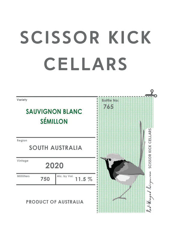 Scissor Kick Cellars 2020 Sauvignon Blanc–Sémillon South Australia - Image 6