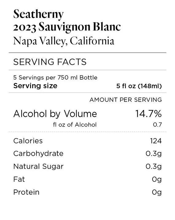 Seatherny 2023 Sauvignon Blanc Napa Valley, California - Image 4