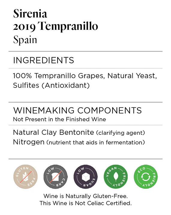 Sirenia 2019 Tempranillo Spain - Image 5