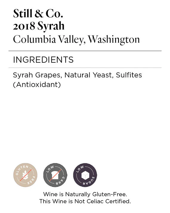 Still & Co. 2018 Syrah Columbia Valley, Washington - Image 5