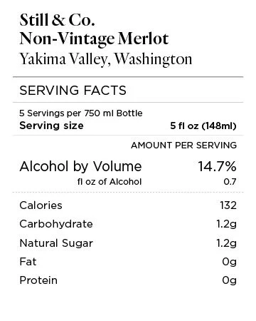 Still & Co. NV Merlot Yakima Valley, Washington - Image 4