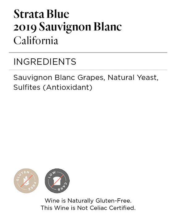Strata Blue 2019 Sauvignon Blanc California - Image 5