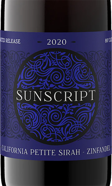 Sunscript 2020 Petite Sirah – Zinfandel California - Image 2