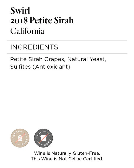 Swirl 2018 Petite Sirah California - Image 5