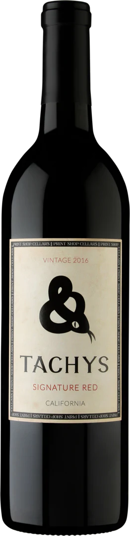 Print Shop Cellars Tachys 2016 Signature Red California