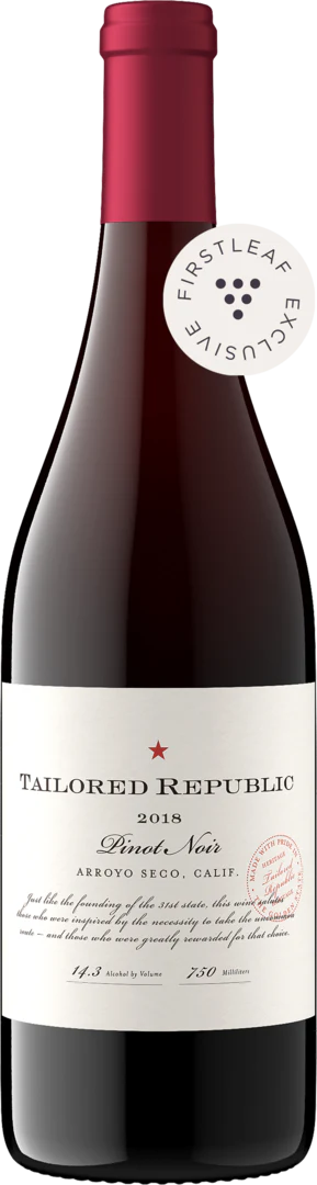 Tailored Republic 2018 Pinot Noir Arroyo Seco, California