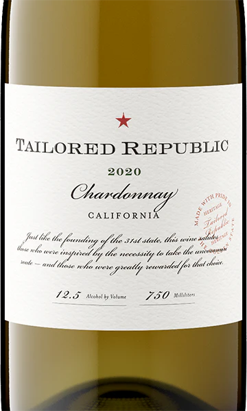 Tailored Republic 2020 Chardonnay California - Image 2