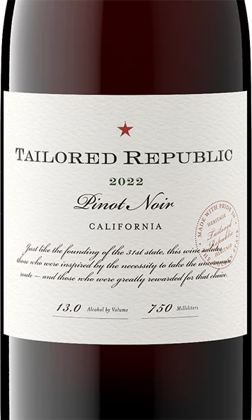 Tailored Republic 2022 Pinot Noir, California - Image 2
